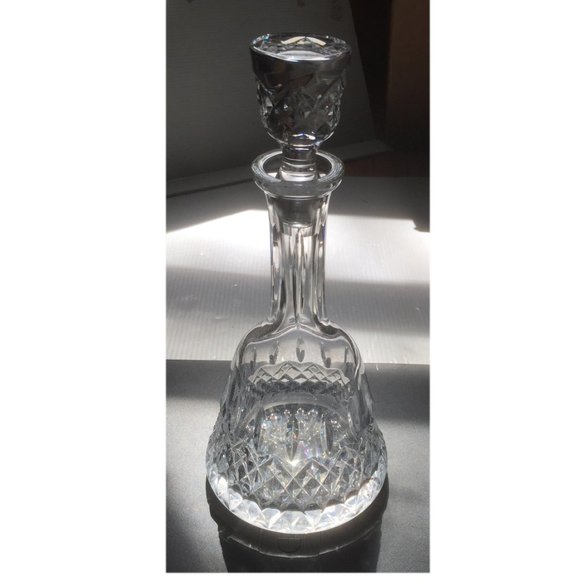 𝐕𝐈𝐍𝐓𝐀𝐆𝐄 Crystal DECANTER ☘️ 12.5" Tall - Picture 2 of 9